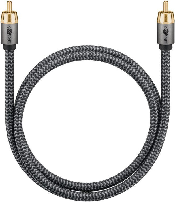 EAN 4040849652981 - Goobay 65296 cable de audio 5 m RCA Plata, Negro imagen 4