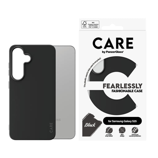 EAN 5715685016271 - PanzerGlass CARE™ by ® Case Black Samsung Galaxy S25 funda para teléfono móvil Negro imagen 2