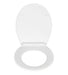 EAN 4008838722510 - WENKO 21901100 asiento de inodoro Tapa dura de inodoro Termoplástico Blanco imagen 2
