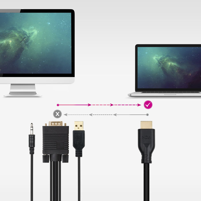 EAN 8433281016378 - Nanocable 10.15.4612 adaptador de cable de vídeo 1,8 m VGA (D-Sub) + 3.5mm + USB Type-A imagen 4