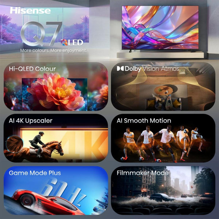 EAN 6942351431116 - Hisense 50Q7S 127 cm (50") 4K Ultra HD Smart TV Wifi Negro imagen 3