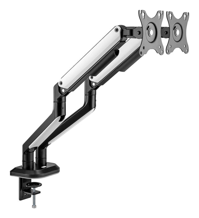 EAN 8435739901663 - AISENS DT32TSR-297 soporte para monitor 81,3 cm (32") Escritorio Negro, Blanco imagen 2