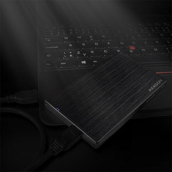 EAN 8595247903730 - Axagon EE25-XA6 caja para disco duro externo Carcasa de disco duro/SSD Negro 2.5" imagen 6