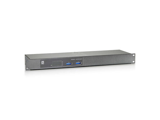EAN 4015867188002 - LevelOne FEP-1601 switch Fast Ethernet (10/100) Energía sobre Ethernet (PoE) Gris, Metálico imagen 1