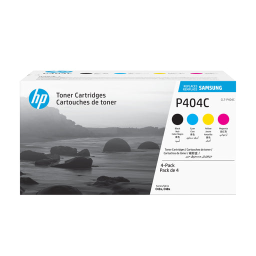 EAN 0191628463411 - Samsung CLT-P404C 4-pack Cyan/Magenta/Yellow/Black Original Toner Cartridge cartucho de tóner 4 pieza(s)  imagen 1