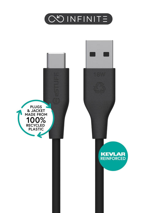 EAN 5715328134737 - eSTUFF ES605280 cable USB USB 2.0 2 m USB C USB A 60 W Negro imagen 1