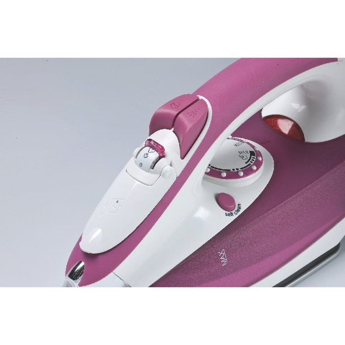 EAN 8003705107342 - Ariete 6215/00 Plancha a vapor Suela de acero inoxidable 2200 W Blanco, Púrpura imagen 4