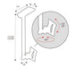 EAN 8016677260731 - ITB OM26073 soporte para pantalla de señalización 76,2 cm (30") Negro imagen 2