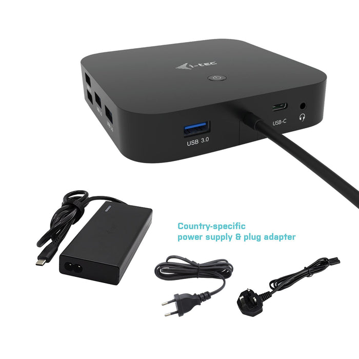 EAN 8595611704772 - i-tec C31HDMIDPDOCKPD65 base para portátil y replicador de puertos Alámbrico USB 3.2 Gen 1 (3.1 Gen 1) Ty imagen 2