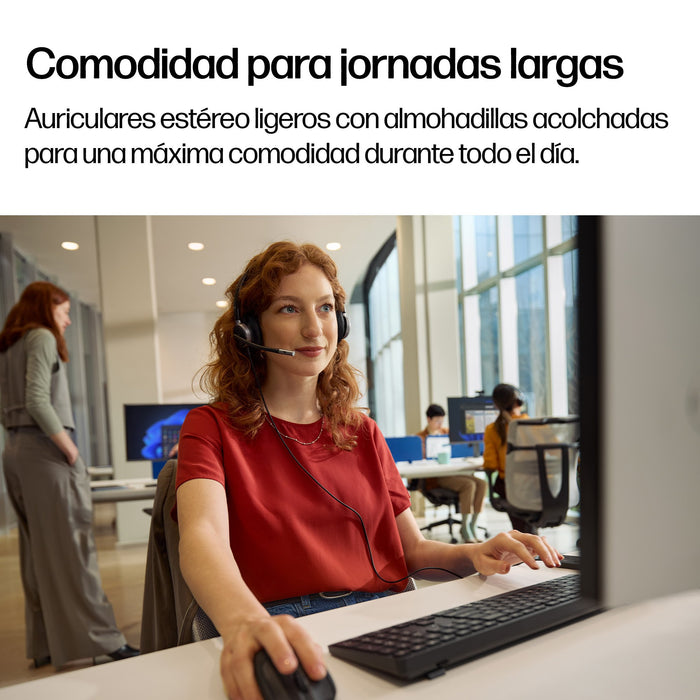 EAN 0199251820878 - HP Poly Mission 625 Stereo USB Wired Headset Alámbrico Diadema Business/Everyday USB Tipo C Negro imagen 5