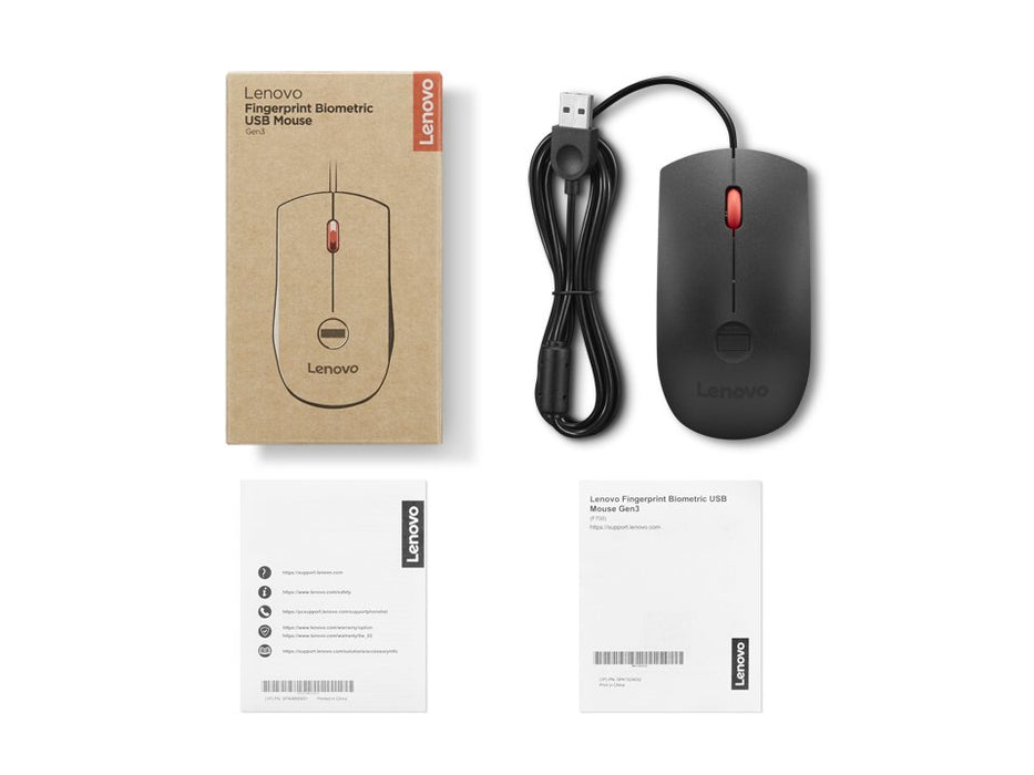 EAN 0195892122340 - Lenovo 4Y51S24029 ratón Oficina Ambidextro USB tipo A Óptico 2000 DPI imagen 7