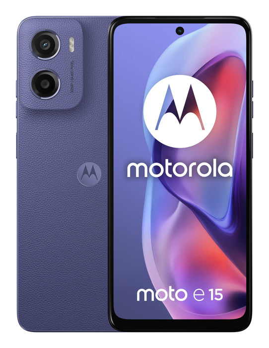 EAN 0840023281570 - Motorola moto e15 16,9 cm (6.67") SIM doble Android 14 Go edition 4G USB Tipo C 2 GB 64 GB 5200 mAh Lavan imagen 2