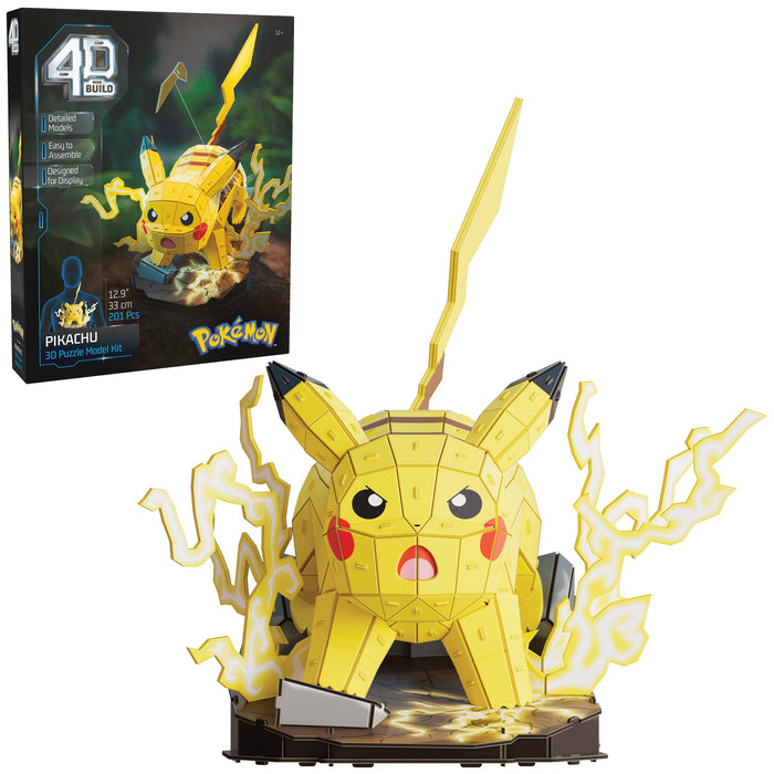 EAN 0681147098091 - 4D Build FDP FAP Pokemon Pikachu GML Puzle 3D 201 pieza(s) Dibujos imagen 6