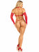 EAN 0714718569789 - Leg Avenue 89318_00322 conjunto de ropa interior y bodi Rojo imagen 6