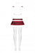 EAN 5901688203118 - Obsessive Schooly Conjunto de lencería Rojo, Blanco Elastano, Poliéster imagen 1