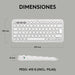 EAN 5099206111226 - Logitech 920-011828 teclado Universal Bluetooth QWERTY Español Blanco imagen 14
