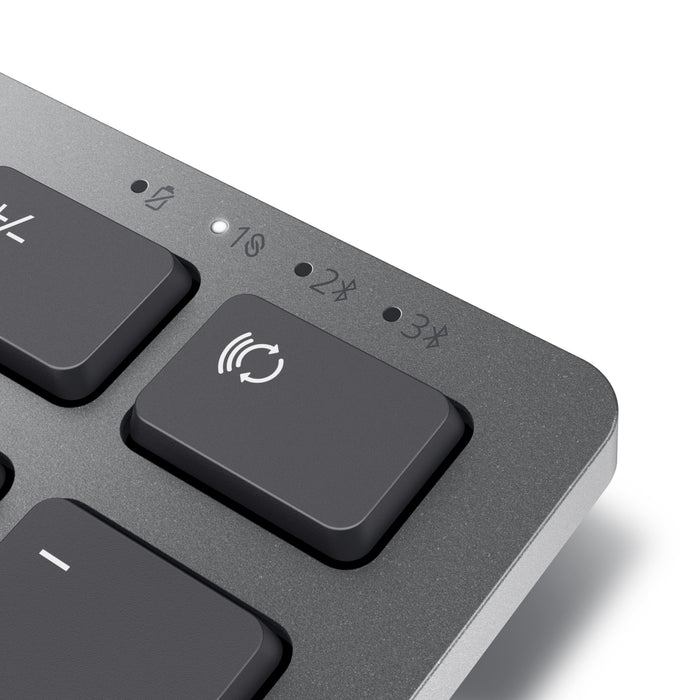 Kit Teclado (Ingles) Multimedia + Raton Inalámbrico Dell Km7321w Internacional De Ee. Uu. (Qwerty), Negro