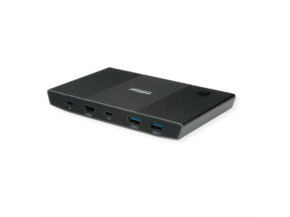 Roline Kvm Switch, Hdmi 4k, Usb, 1 User - 2 Mobilgerte