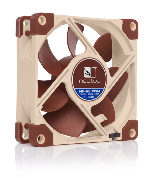 EAN 4716123315476 - Noctua NF-A8 PWM sistema de refrigeración para ordenador Carcasa del ordenador Ventilador 8 cm Beige, Mar imagen 2