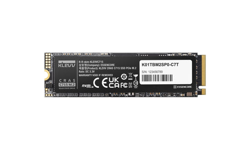 EAN 4895194901808 - Klevv CRAS C715 512 GB M.2 PCI Express 3.0 NVMe 3D TLC NAND imagen 1