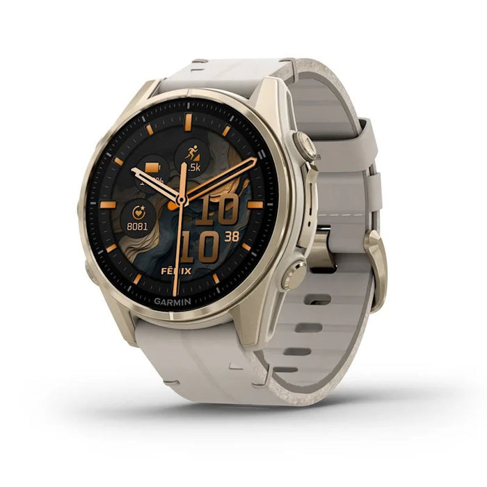 Smartwatch Garmin Fenix 8 3,3 Cm (1.3") Amoled 43 Mm Digital 416 X 416 Pixeles Pantalla Táctil Oro Wifi Gps (Satélite)