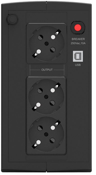 EAN 4260074980639 - PowerWalker Basic VI 1000 SB sistema de alimentación ininterrumpida (UPS) Línea interactiva 1 kVA 600 W 3 imagen 3