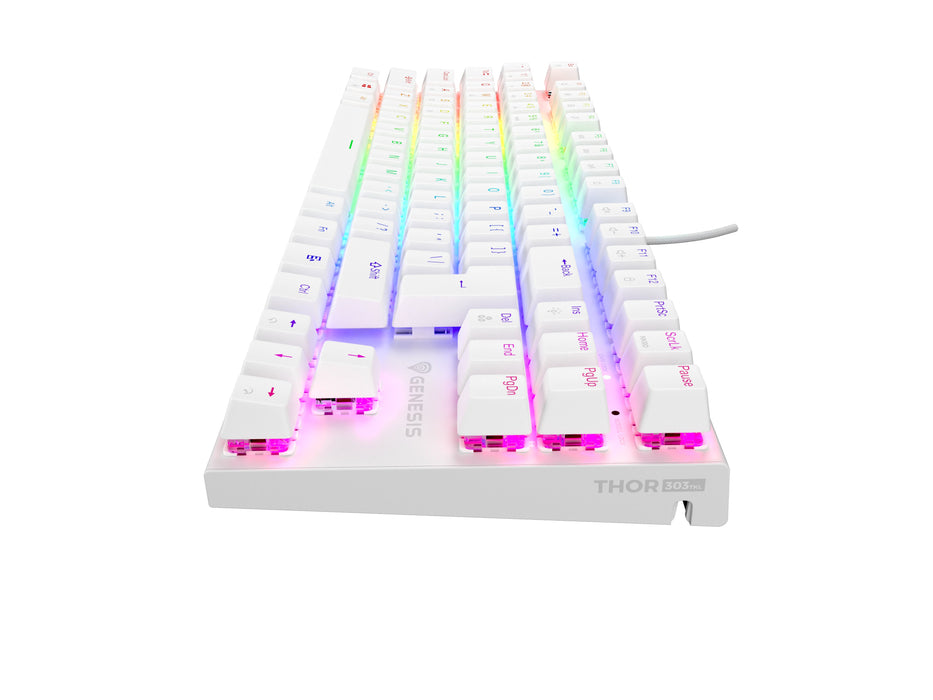 EAN 5901969432572 - GENESIS Thor 303 TKL teclado Juego USB QWERTY Internacional de EE.UU. Blanco imagen 2