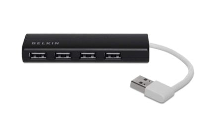 EAN 0745883671069 - Belkin F4U042BT hub de interfaz 480 Mbit/s Negro imagen 1