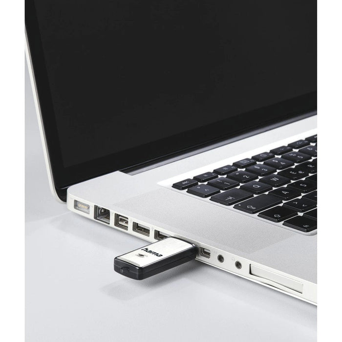 Hama Fancy Memoria Pendrive Usb 2.0 Con Tapa - 128gb De Capacidad - 15mb/S De Transferencia - Aluminio Cepillado -