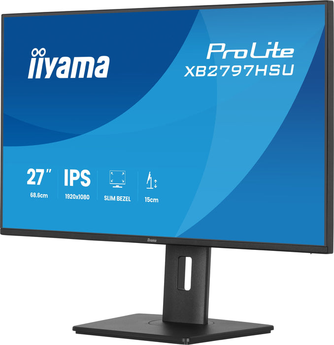 EAN 4948570125852 - iiyama ProLite XB2797HSU-B1 pantalla para PC 68,6 cm (27") 1920 x 1080 Pixeles Full HD LED Negro imagen 7