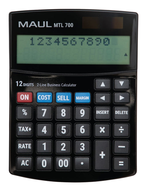 EAN 4002390094610 - MAUL MTL 700 calculadora Escritorio Pantalla de calculadora Negro imagen 1