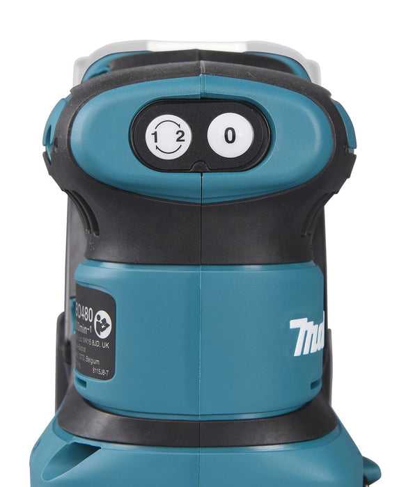Lijadora Makita Dbo480z Portátil Lijadora Rotorbital 14000 Opm Negro, Azul 210 W
