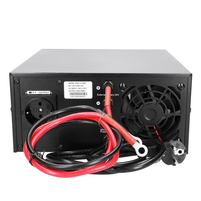 Extralink 31155 Adaptador E Inversor De Corriente Auto 2100 W Negro