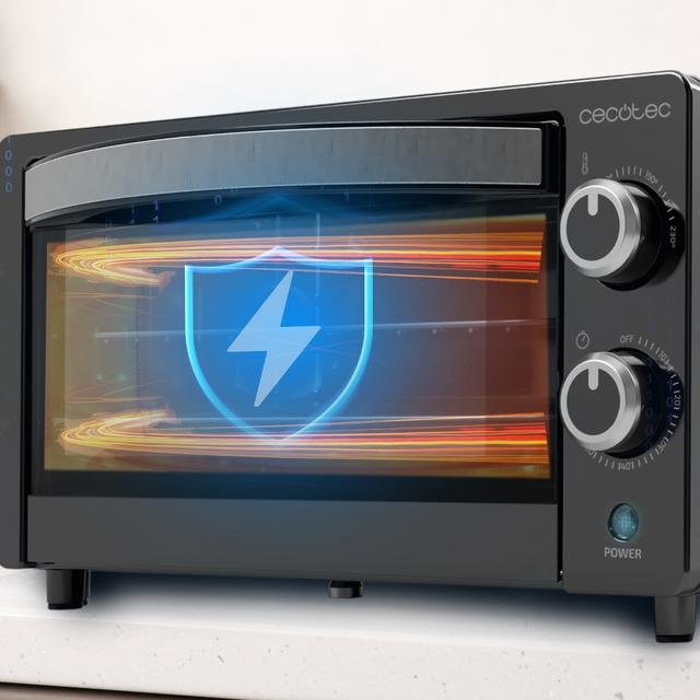 EAN 8435484038164 - Cecotec 03816 horno 10 L 1000 W Negro imagen 9