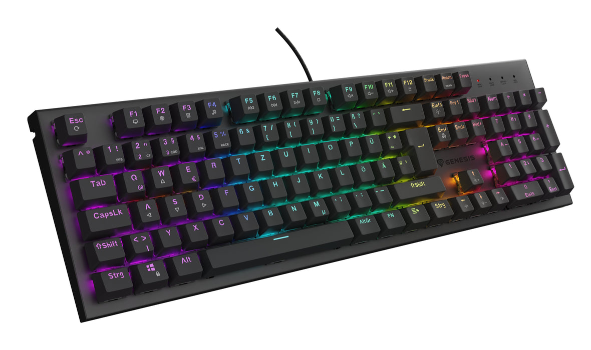 EAN 5901969444599 - GENESIS Thor 303 teclado Juego USB QWERTZ Alemán Negro imagen 1