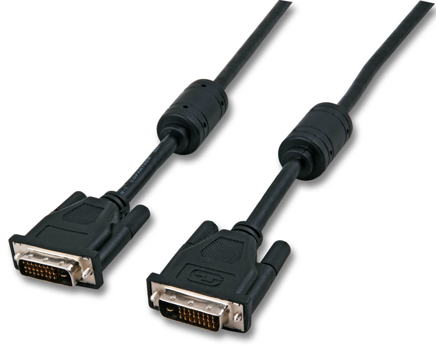 Efb Dvi-D Dual Link Cable, 2x Dvi-D 24+1, St.-St., Awg 30, 3,0m, Schwarz