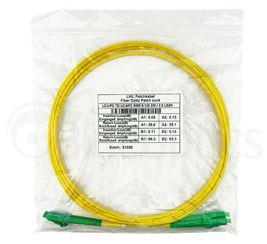 EAN 4063232623481 - BlueOptics SFP3131BU0.5MM Cable de fibra óptica e InfiniBand 0,5 m LC Amarillo imagen 5
