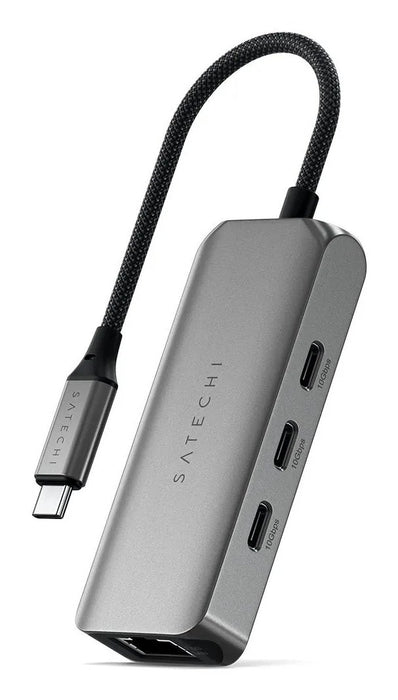 EAN 810086361342 - Satechi ST-H3C25EM hub de interfaz USB Tipo C 10000 Mbit/s Gris imagen 6
