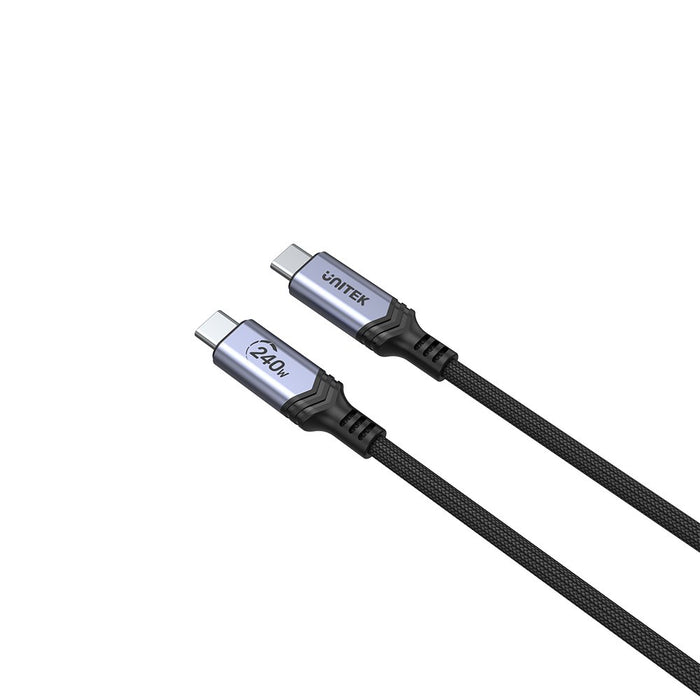 EAN 4894160048523 - UNITEK C14110GY-2M cable USB USB 3.2 Gen 1 (3.1 Gen 1) USB C Negro imagen 2