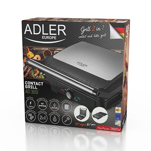 EAN 5902934839310 - Adler AD 3051 parrilla eléctrica de contacto imagen 12