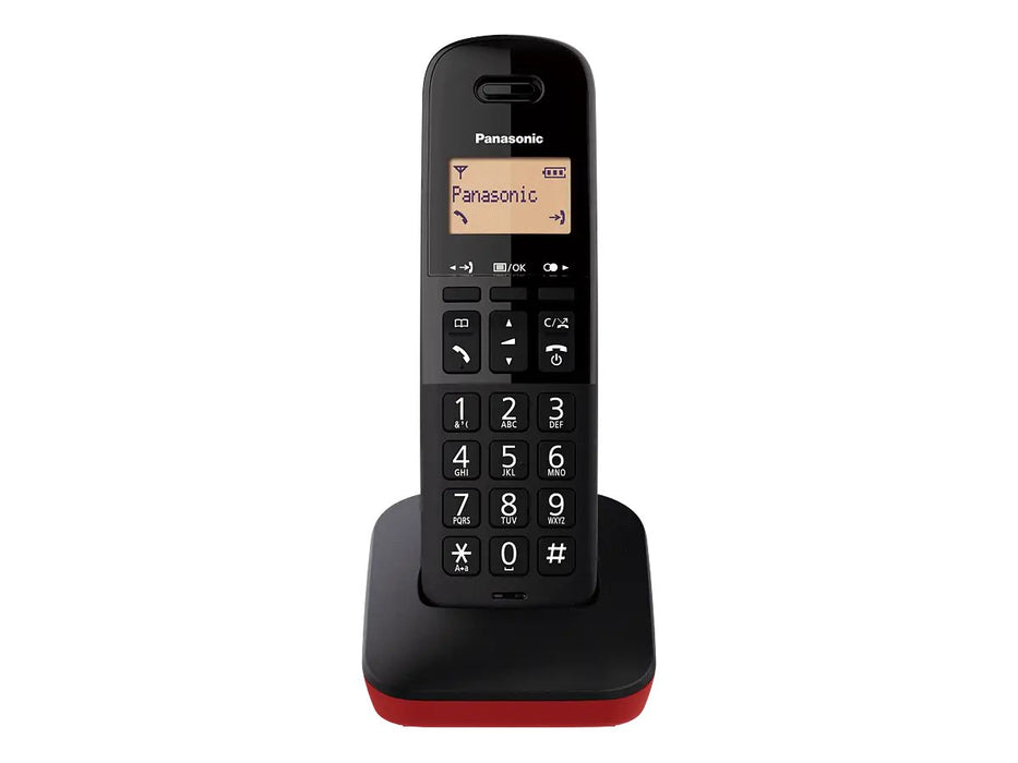 EAN 5025232939848 - Panasonic KX-TGB610JTR teléfono Teléfono DECT/analógico Identificador de llamadas Negro, Rojo imagen 2