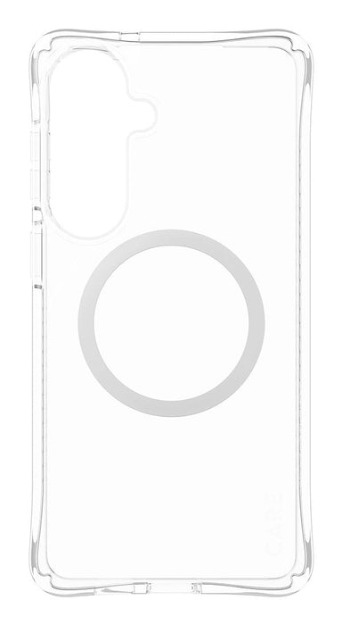 Care By Panzerglass Samba Case Transparent W. Blanco Qi Samsung New Galaxy S26 Plus