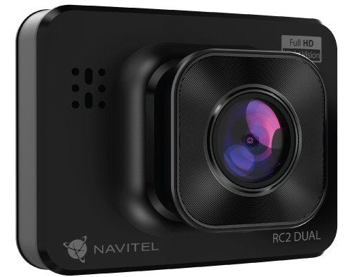 Cámara De Salpicadero Navitel R?2 Dual  Full Hd Encendedor De Cigarrillos, Batería Negro