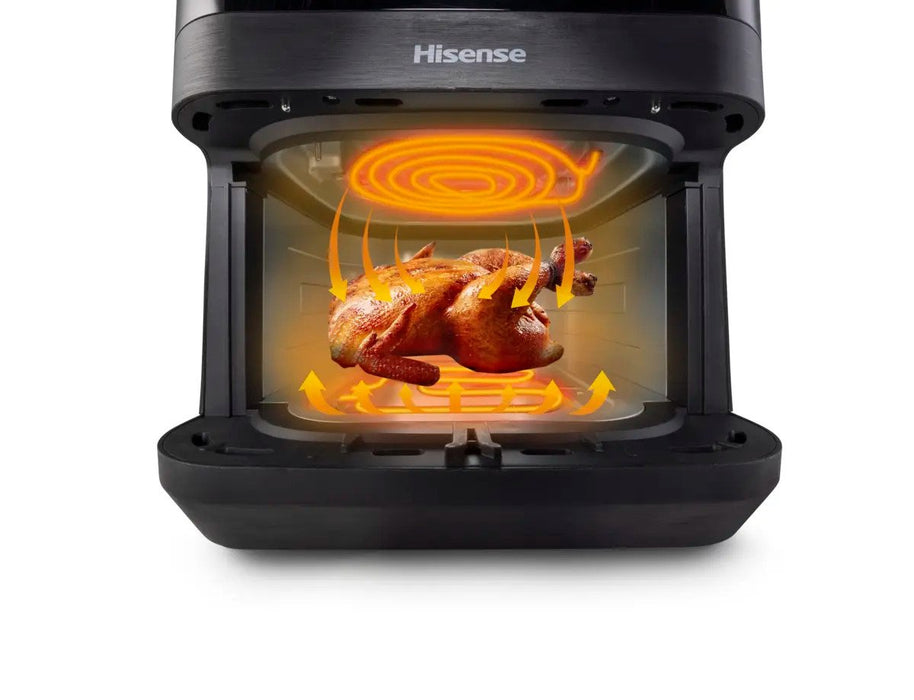 EAN 3838783026316 - Hisense HAF2100DCD Sencillo 7,7 L 2100 W Freidora de aire caliente Negro imagen 10