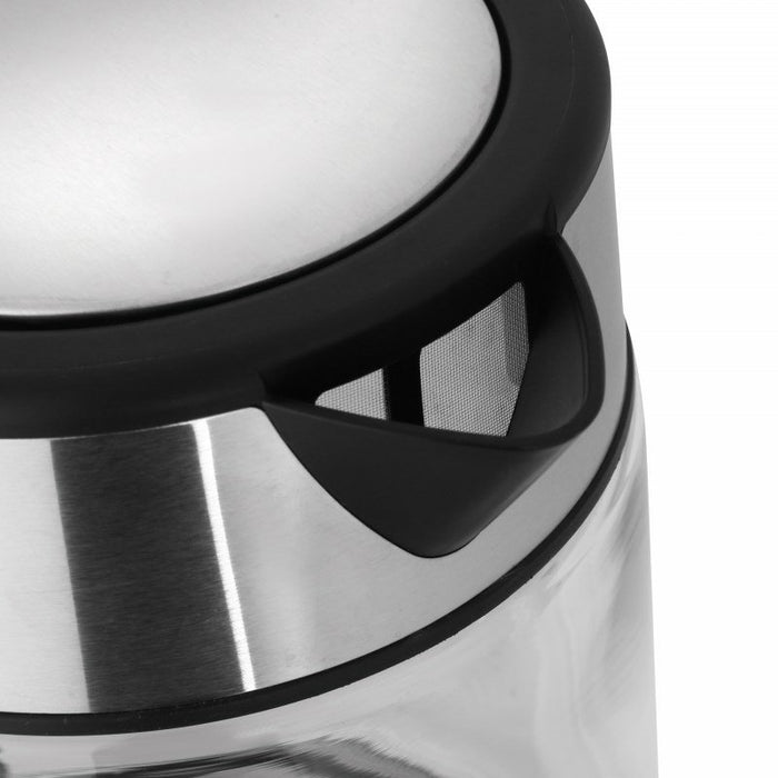 EAN 4260645681040 - Lauben LBNEK17GS tetera eléctrica 1,7 L 2200 W Negro, Acero inoxidable, Transparente imagen 6