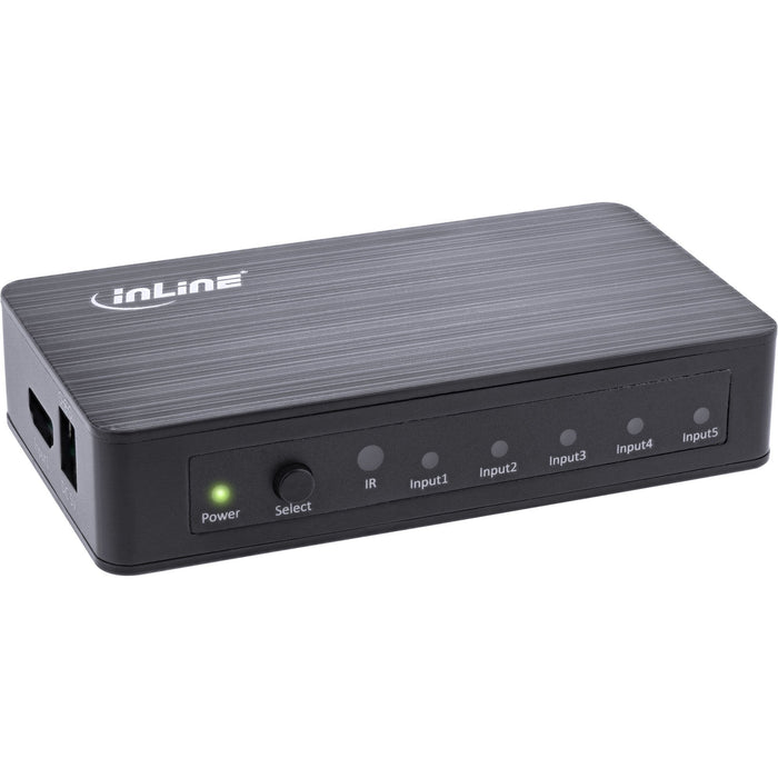 Switch Inline Hdmi, 5 Puertos, 4k2k@60hz , Hdcp 2.2