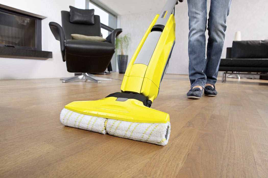 EAN 4054278516196 - Kärcher FC 5 Aspiradora vertical Corriente alterna Húmedo Sin bolsa 460 W Negro, Plata, Amarillo imagen 10