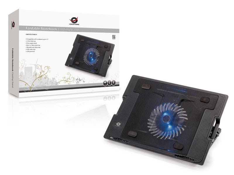 EAN 4015867190739 - Conceptronic CNBCOOLSTAND1F almohadilla fría 43,2 cm (17") Negro imagen 6