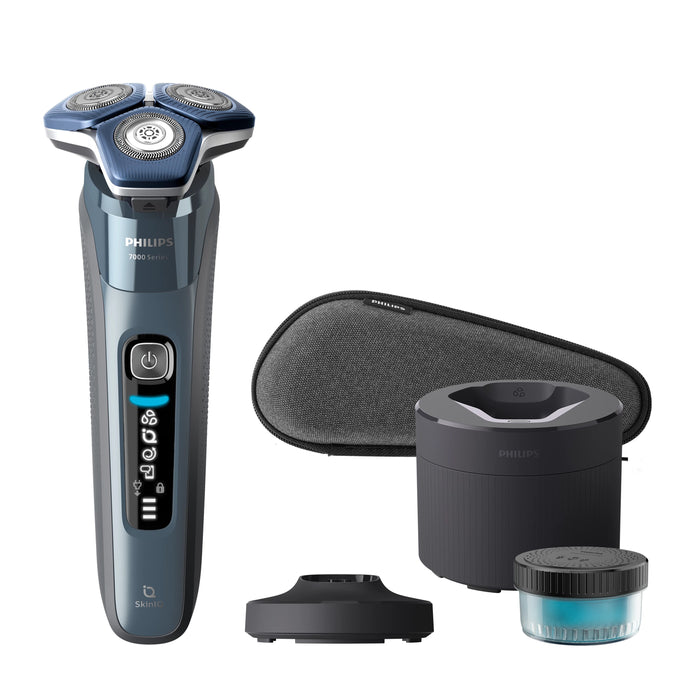 EAN 8720689053990 - Philips SHAVER Series 7000 S7882/55 afeitadora Máquina de afeitar de rotación Recortadora Azul imagen 3