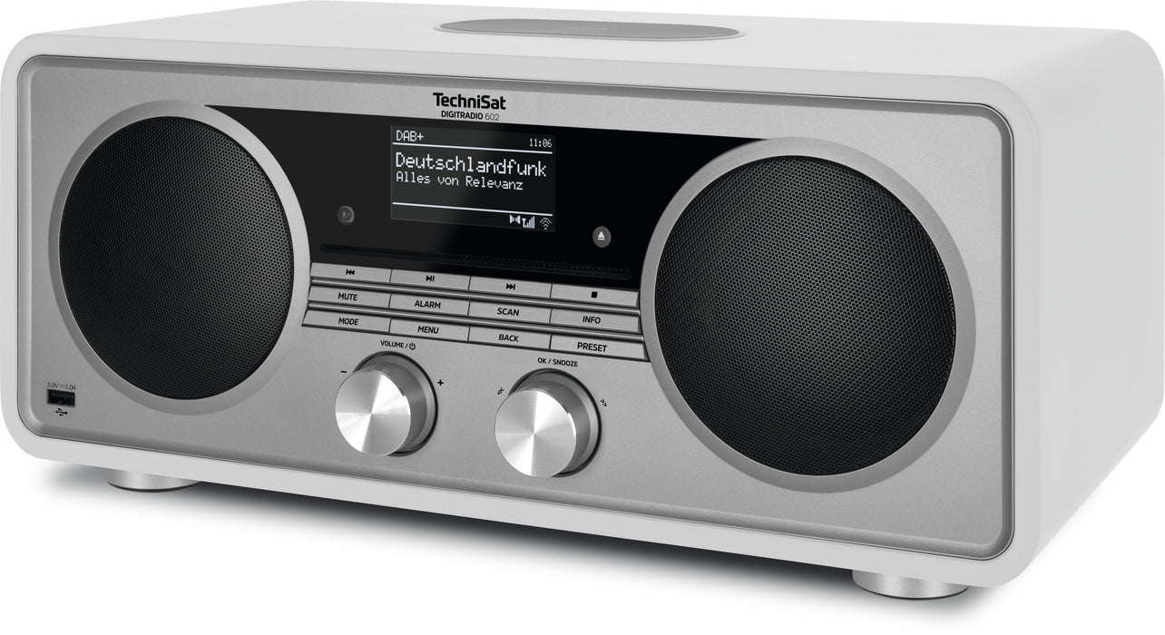 Radio Technisat Digitradio 602 Internet Analógico Y Digital Plata, Blanco